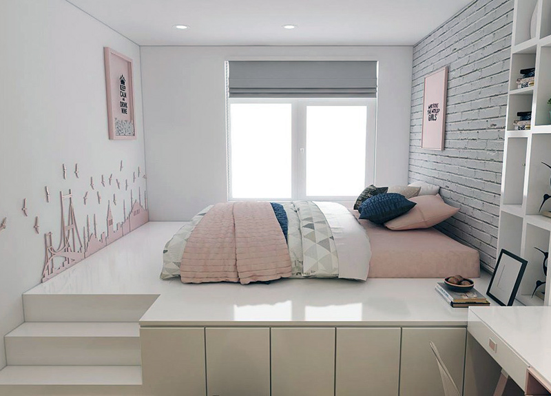thiết kế nội thất cho phòng ngủ có diện tích nhỏ